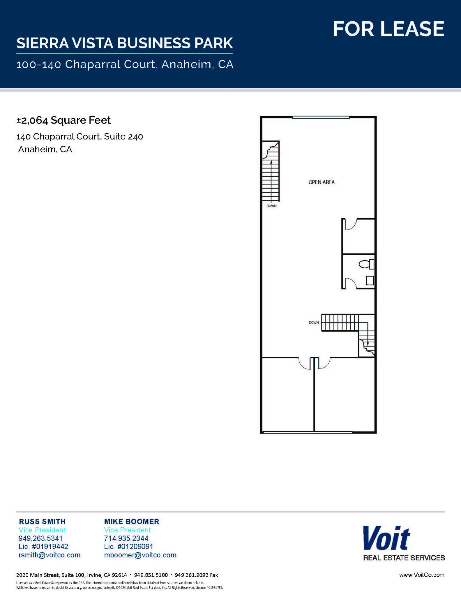 130 Chaparral Ct, Anaheim, CA à louer Plan d’étage– Image 1 sur 1