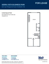 130 Chaparral Ct, Anaheim, CA à louer Plan d’étage– Image 1 sur 1