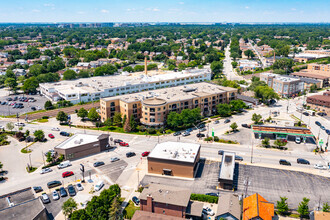 6400 N Northwest Hwy, Chicago, IL - VUE AÉRIENNE  vue de carte