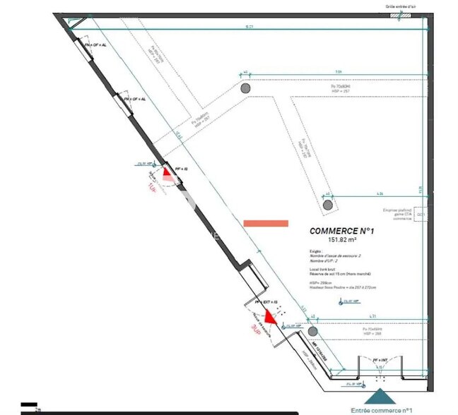 Local commercial dans La Verpillière à louer - Plan d’étage – Image 3 sur 3