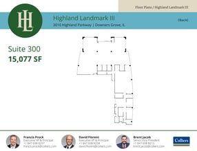 3010 Highland Pky, Downers Grove, IL à louer Plan d’étage– Image 1 sur 1
