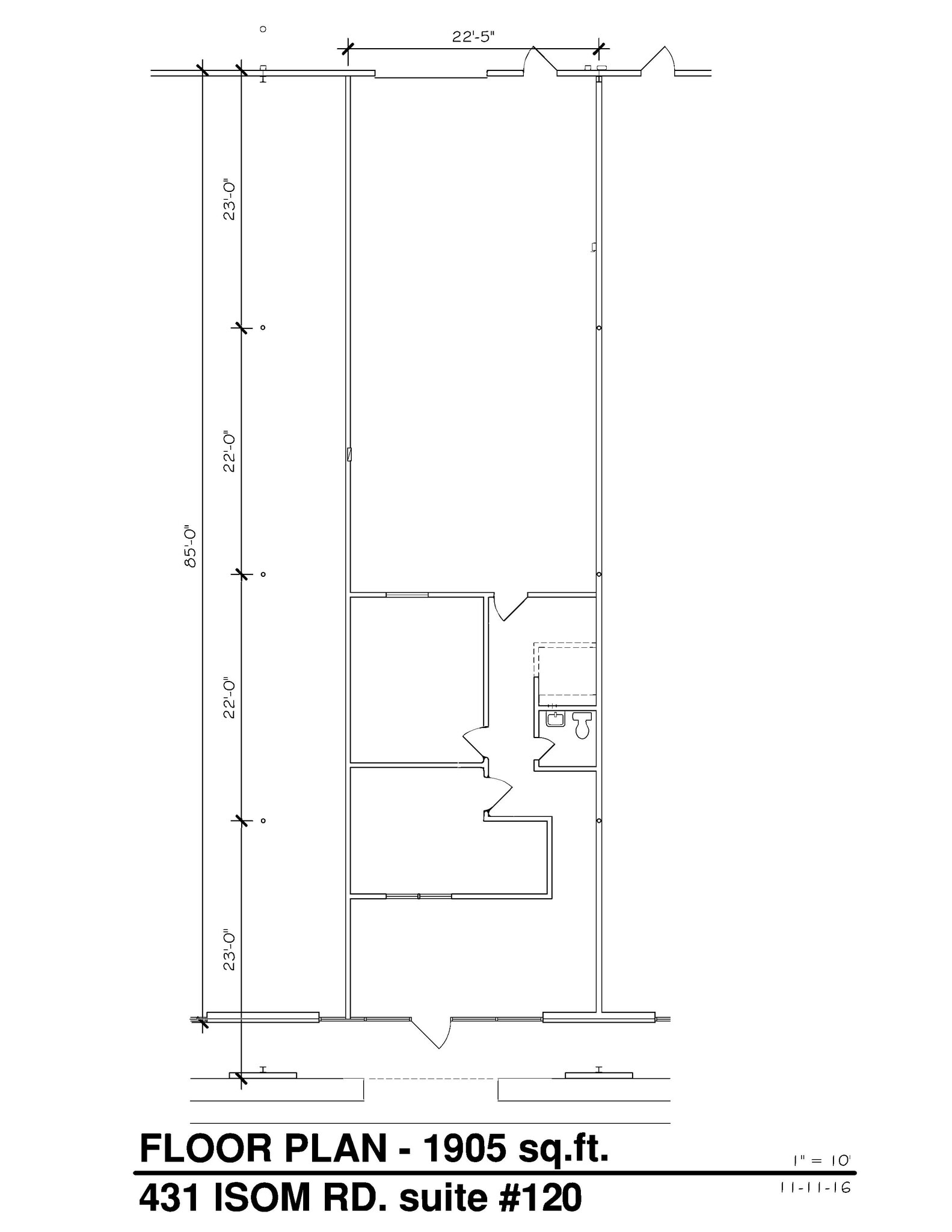 431 Isom Rd, San Antonio, TX à louer Plan d’étage– Image 1 sur 1