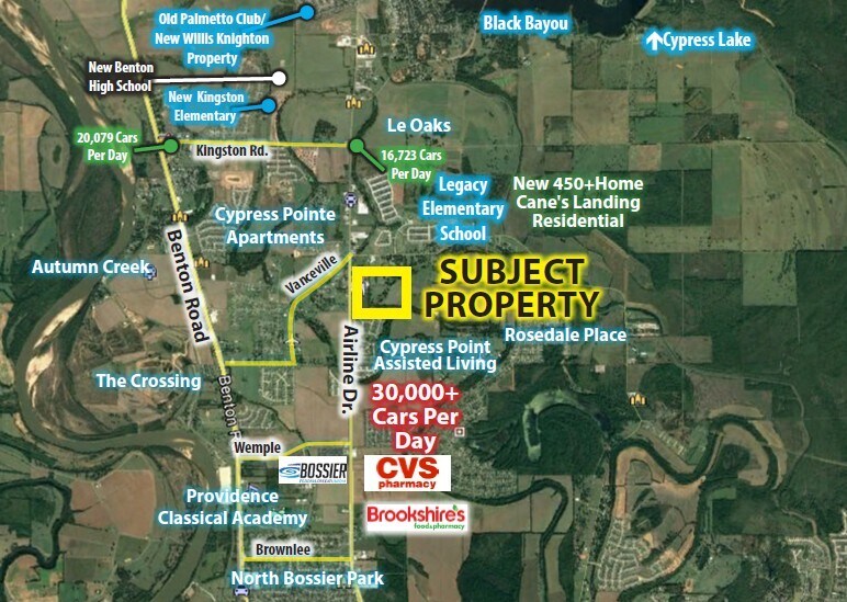 Barclay Blvd, Bossier City, LA à vendre - Photo principale – Image 1 sur 1