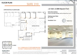 100 Pacifica, Irvine, CA à louer Plan d’étage– Image 1 sur 1