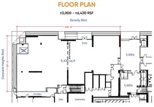 8070 W Beverly Rd, Los Angeles, CA à louer Plan d’étage– Image 1 sur 1
