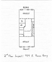 454 E Paces Ferry Rd NE, Atlanta, GA à louer Plan d’étage– Image 1 sur 8