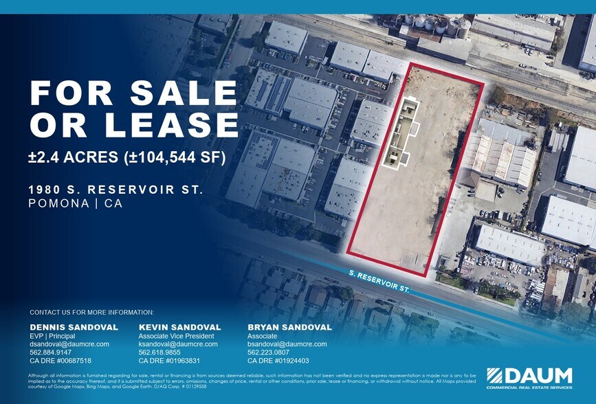 1980 S Reservoir St, Pomona, CA à vendre - Photo de l’immeuble – Image 1 sur 1