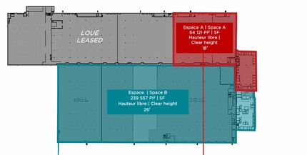 12225 Boul Industriel, Montréal, QC à louer Plan d’étage– Image 1 sur 1