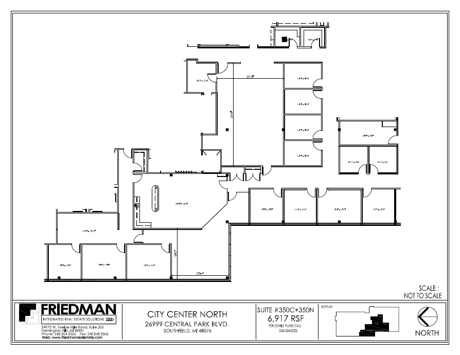 26777-26999 Central Park Blvd, Southfield, MI à louer Plan d’étage– Image 1 sur 3