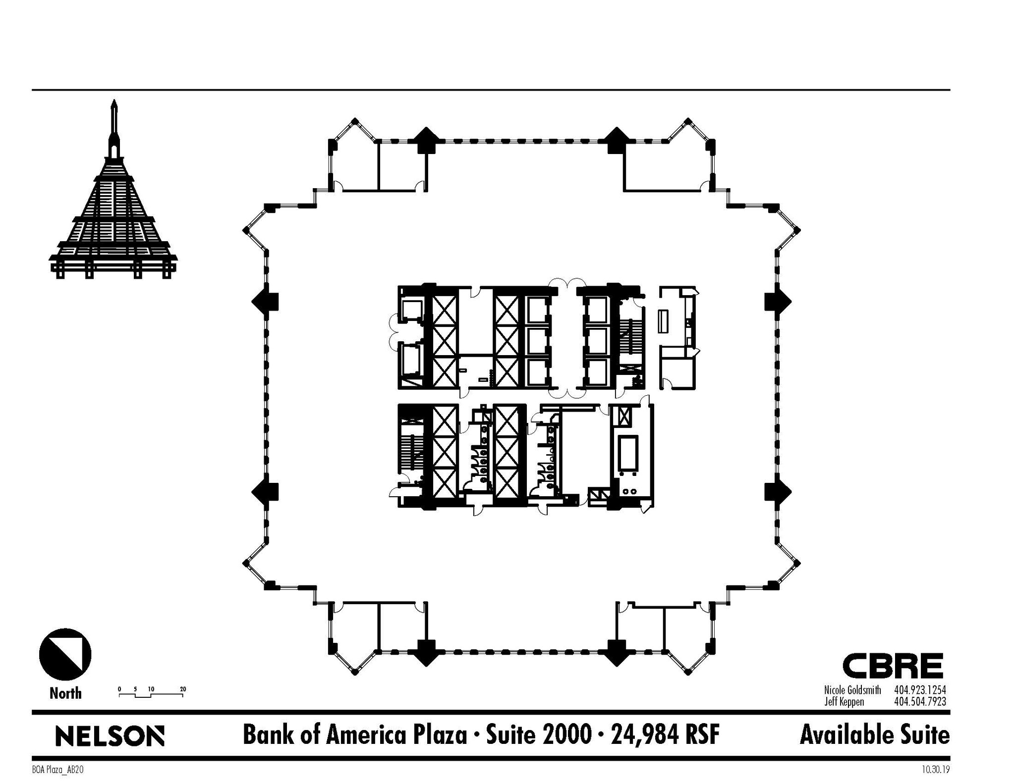 600 Peachtree St NE, Atlanta, GA à louer Plan d’étage– Image 1 sur 1