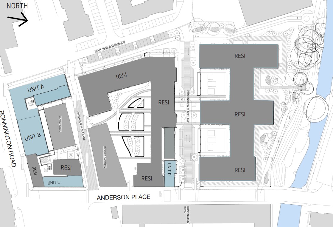 2 Anderson Pl, Edinburgh à louer Plan de site– Image 1 sur 2