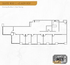 505 N Brand Blvd, Glendale, CA à louer Plan d’étage– Image 1 sur 1