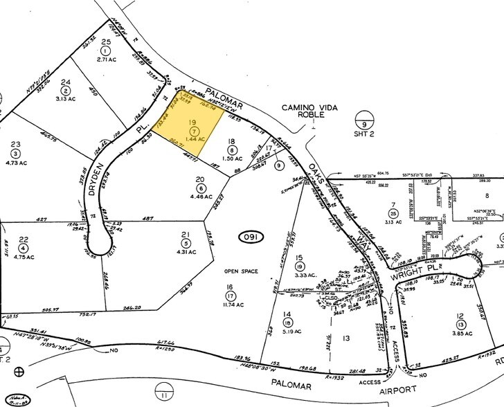 5816 Dryden Pl, Carlsbad, CA à vendre - Plan cadastral – Image 2 sur 30