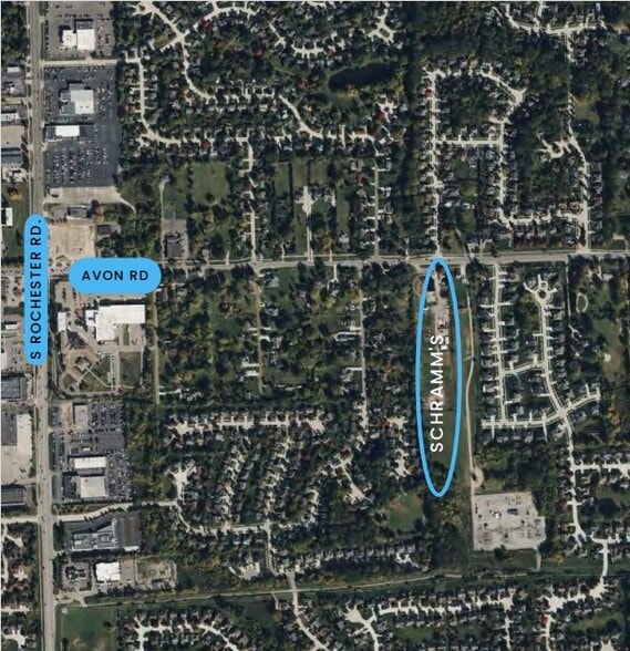 496 E Avon Rd, Rochester Hills, MI à vendre - Aérien – Image 2 sur 5