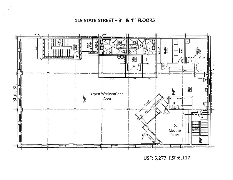 119 State St, Detroit, MI à louer Plan d’étage– Image 1 sur 1