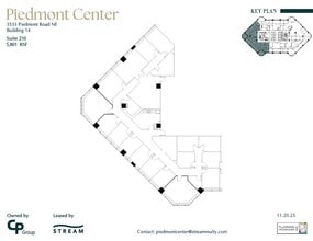 3495 Piedmont Rd NE, Atlanta, GA à louer Plan d’étage– Image 2 sur 2
