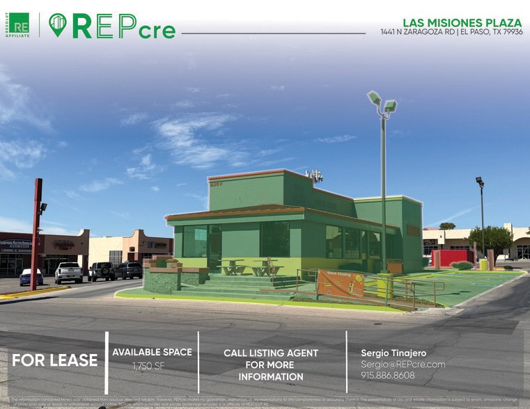 1441 N Zaragosa Rd, El Paso, TX à louer - Photo de l’immeuble – Image 1 sur 13