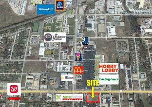 1825 Arlington St, Ada, OK - Vue aérienne  vue de carte