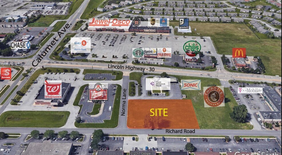 820 Joliet St, Dyer, IN à louer - Aérien – Image 2 sur 3