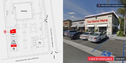 2708 Loker Ave W, Carlsbad, CA à louer Plan de site– Image 1 sur 1