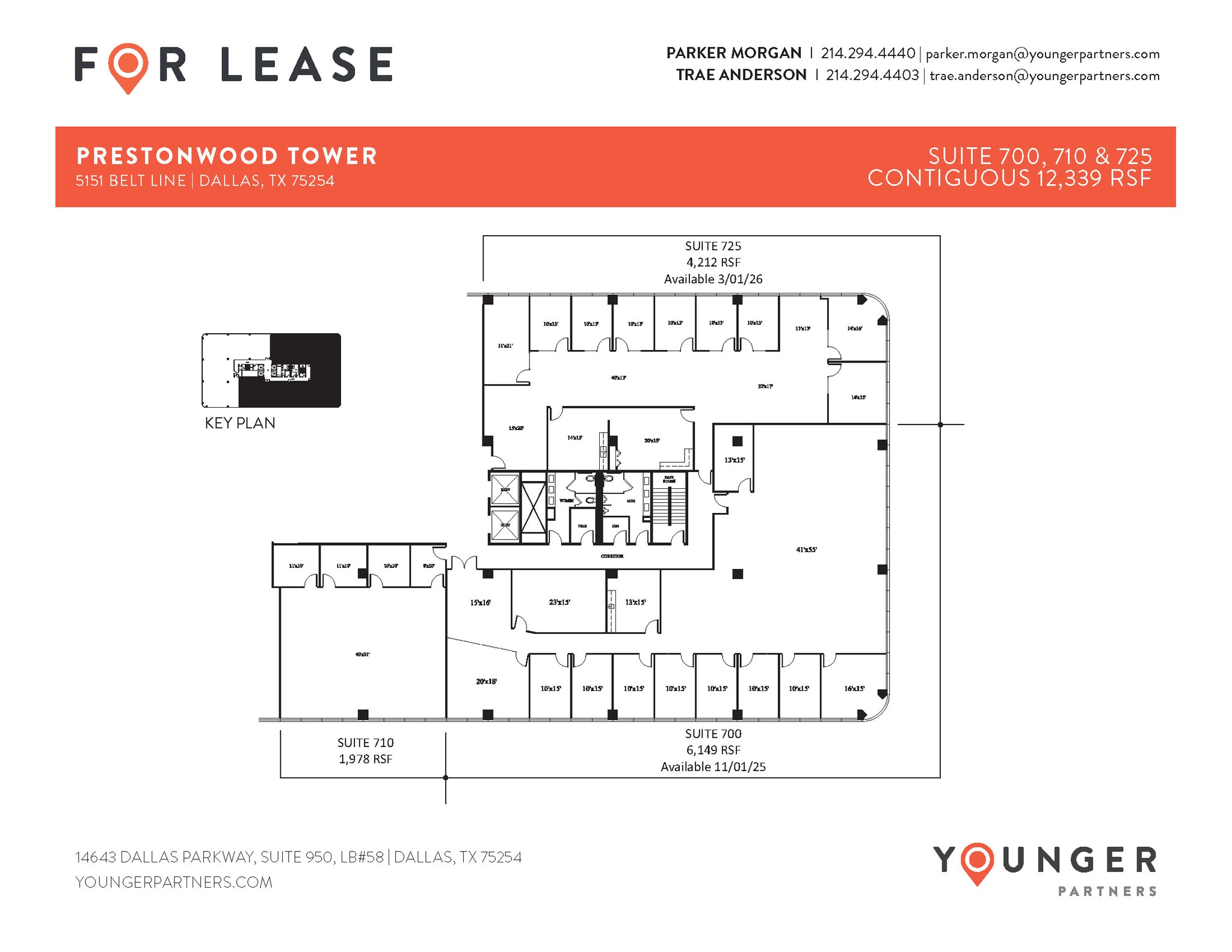 5151 Belt Line Rd, Dallas, TX à louer Plan d’étage– Image 1 sur 2