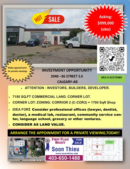 2040 36 St SE, Calgary, AB à vendre - Photo de l’immeuble – Image 3 sur 3