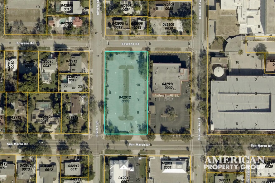 609 Riviera St, Venice, FL à vendre - Aérien – Image 2 sur 2