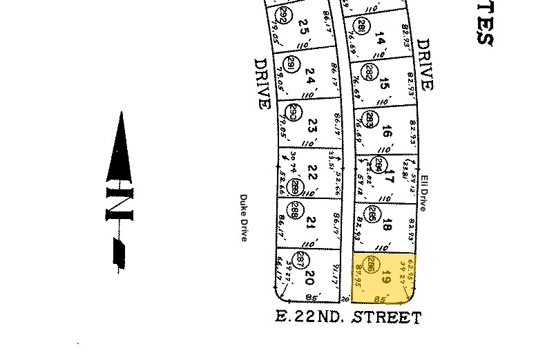 6601 E 22nd St, Tucson, AZ à vendre - Plan cadastral – Image 2 sur 5