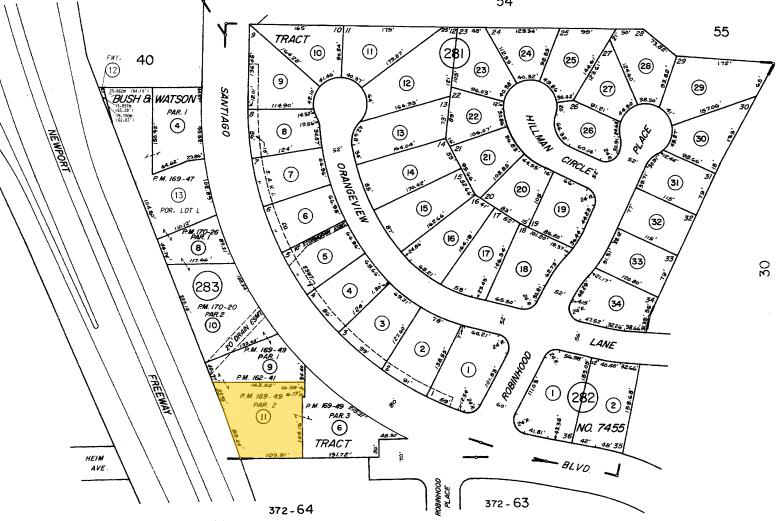 2534 N Santiago Blvd, Orange, CA à louer - Plan cadastral – Image 2 sur 6