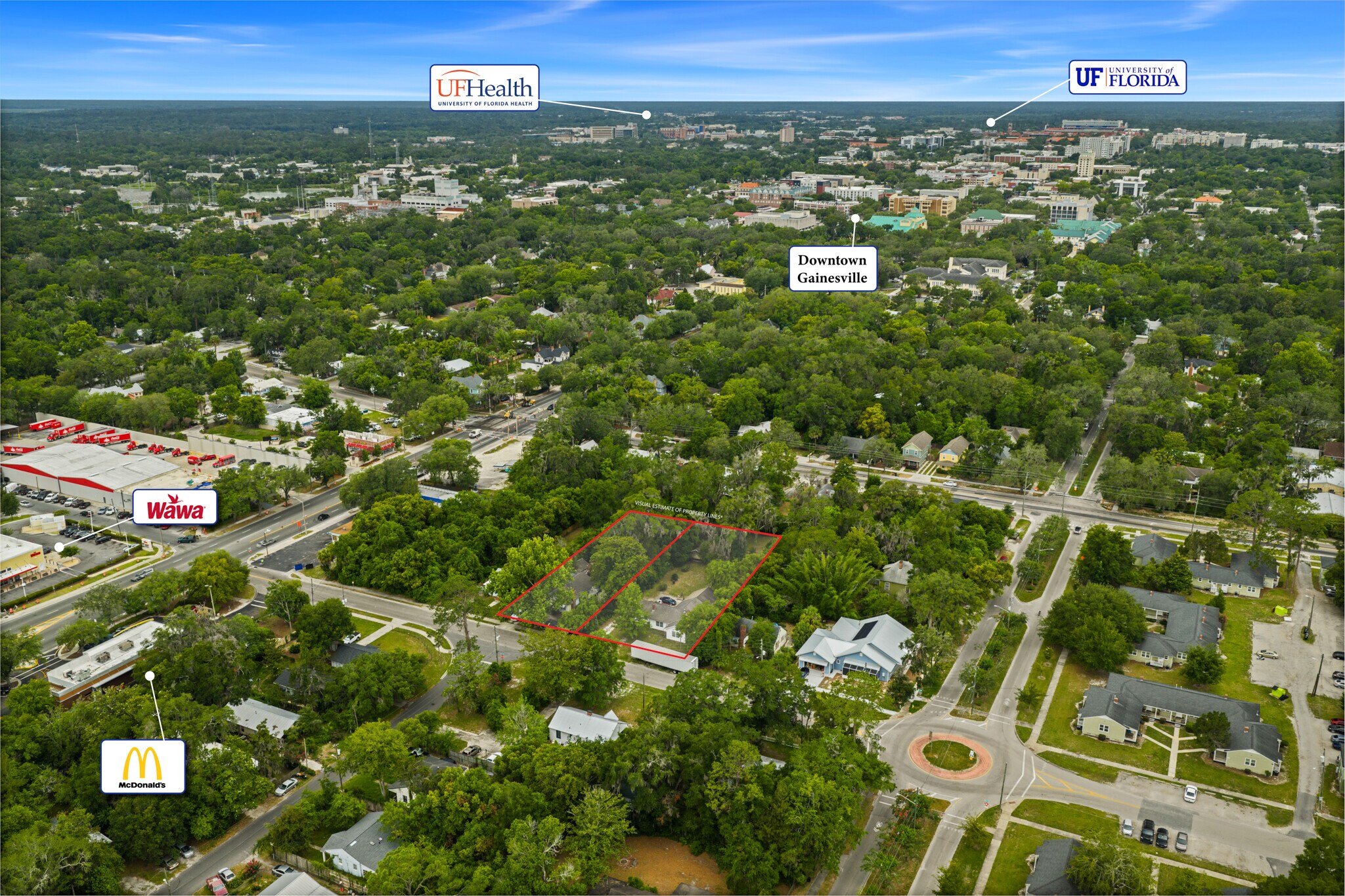 110 NE 10th St, Gainesville, FL à vendre Aérien– Image 1 sur 9