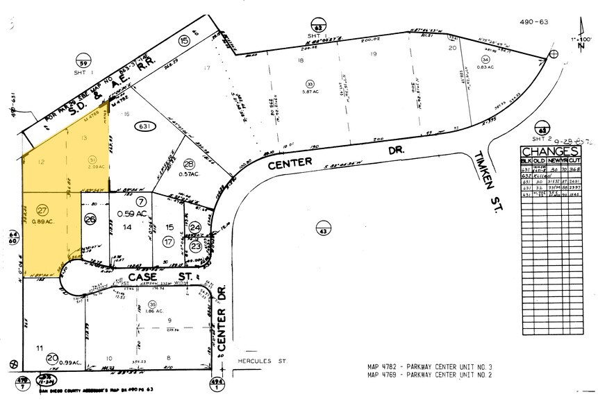 8332 Case St, La Mesa, CA à vendre - Plan cadastral – Image 2 sur 5