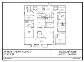 1668 Mulkey Rd, Austell, GA à louer Plan d’étage– Image 1 sur 1