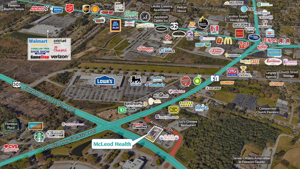 1540 American Dr, Florence, SC à vendre - Photo de l’immeuble – Image 2 sur 6