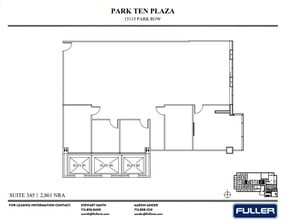 15115 Park Row, Houston, TX à louer Plan d’étage– Image 1 sur 1