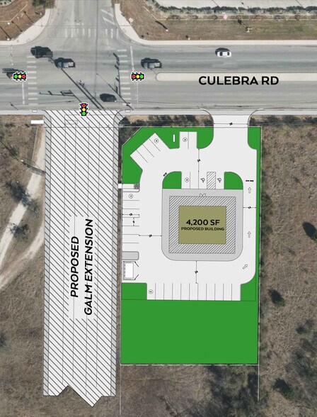 Galm & Culebra Rd, San Antonio, TX à louer - Photo de l’immeuble – Image 2 sur 4
