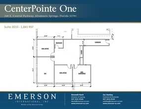 220 E Central Pky, Altamonte Springs, FL à louer Plan de site– Image 1 sur 1