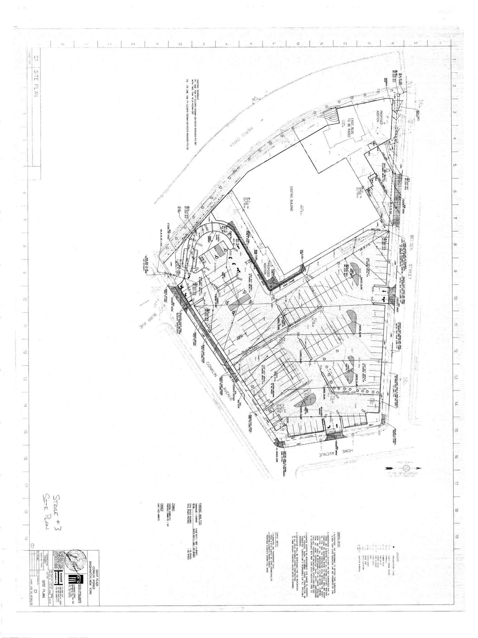 307 Conklin Ave, Binghamton, NY à louer Plan de site– Image 1 sur 2