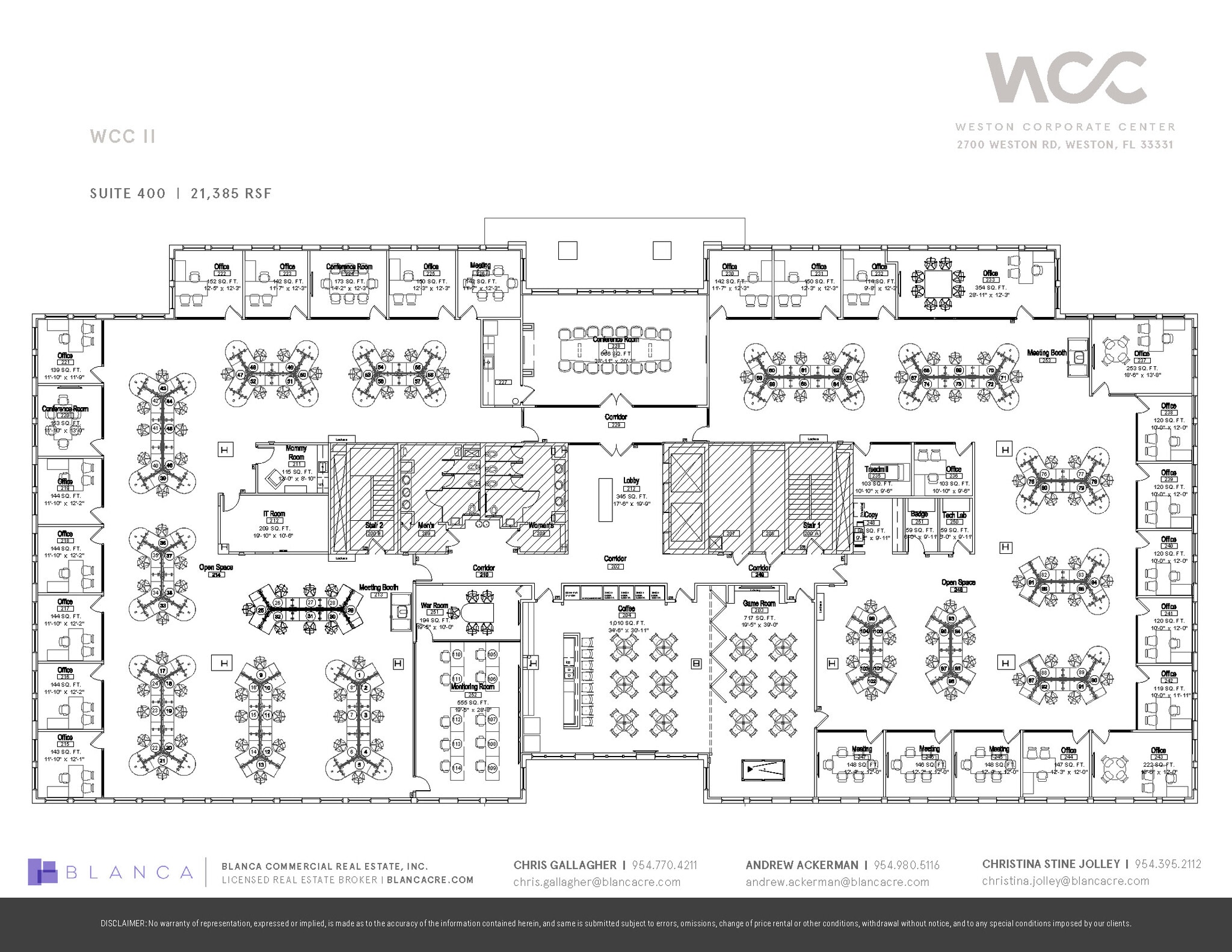 2500 Weston Rd, Weston, FL à louer Plan d’étage– Image 1 sur 1