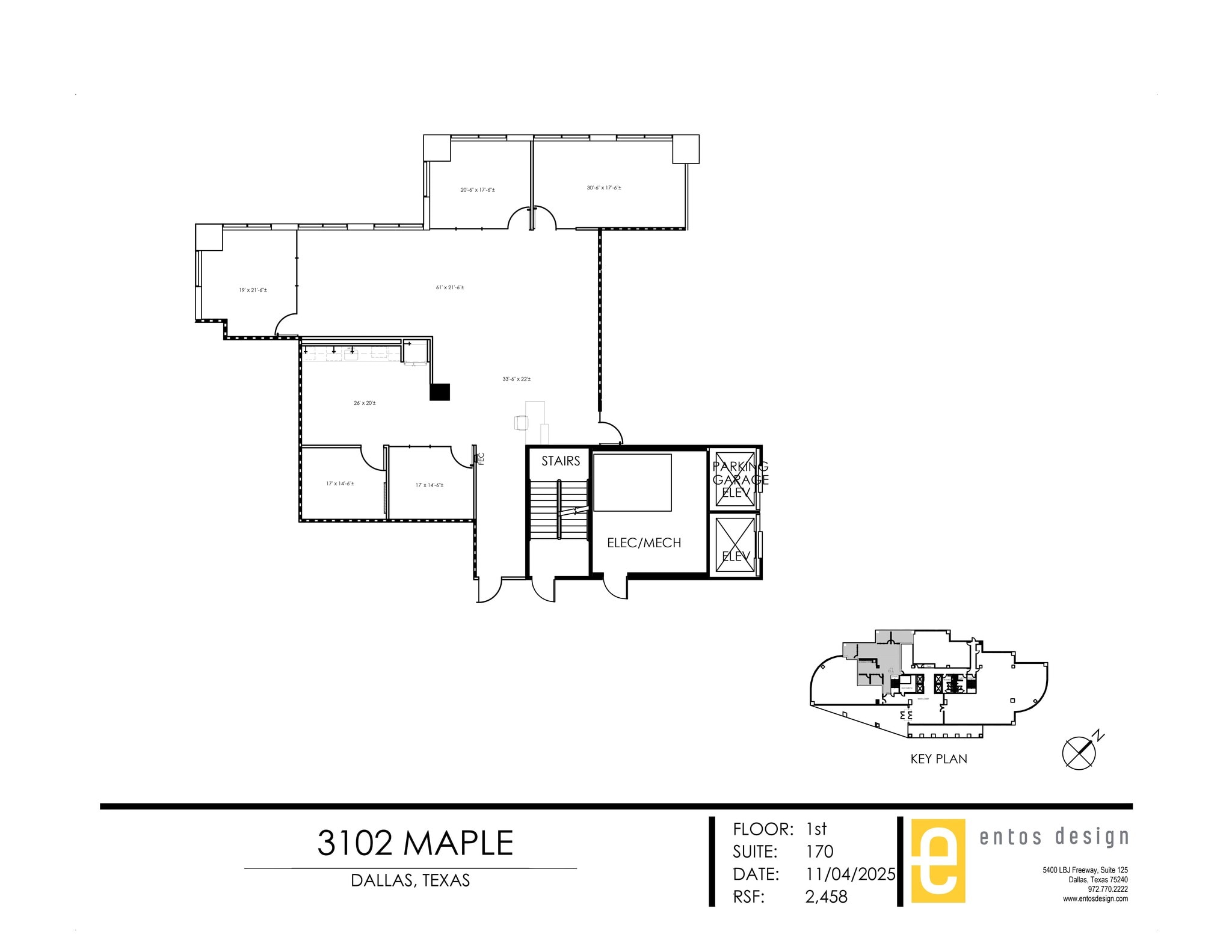 3102 Maple Ave, Dallas, TX à louer Plan de site– Image 1 sur 1