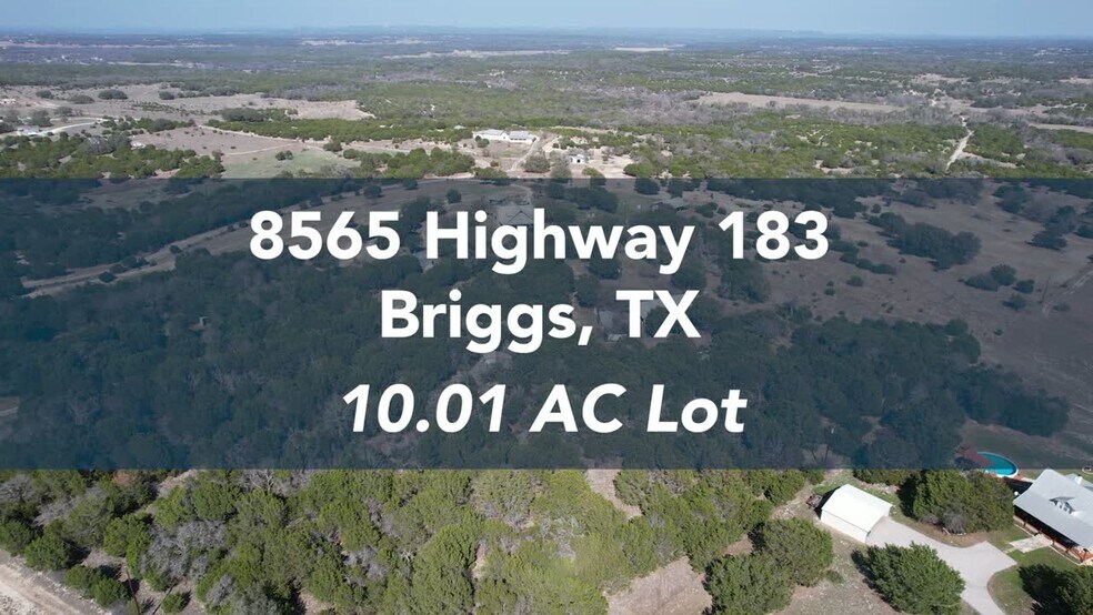 8565 S Us Highway 183, Briggs, TX à vendre - Vidéo sur l’annonce professionnelle – Image 2 sur 17