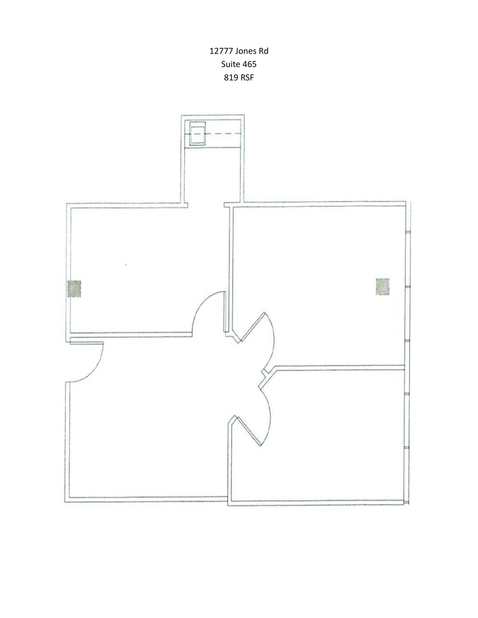 12777 Jones Rd, Houston, TX à louer Plan de site– Image 1 sur 1