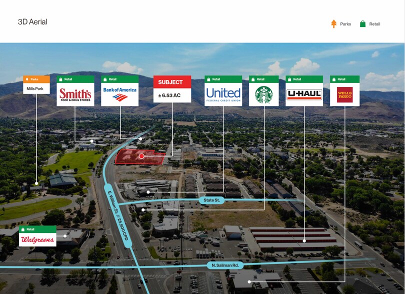 Carson City Capital Plaza portefeuille de 4 biens à vendre sur LoopNet.fr - Aérien – Image 3 sur 13