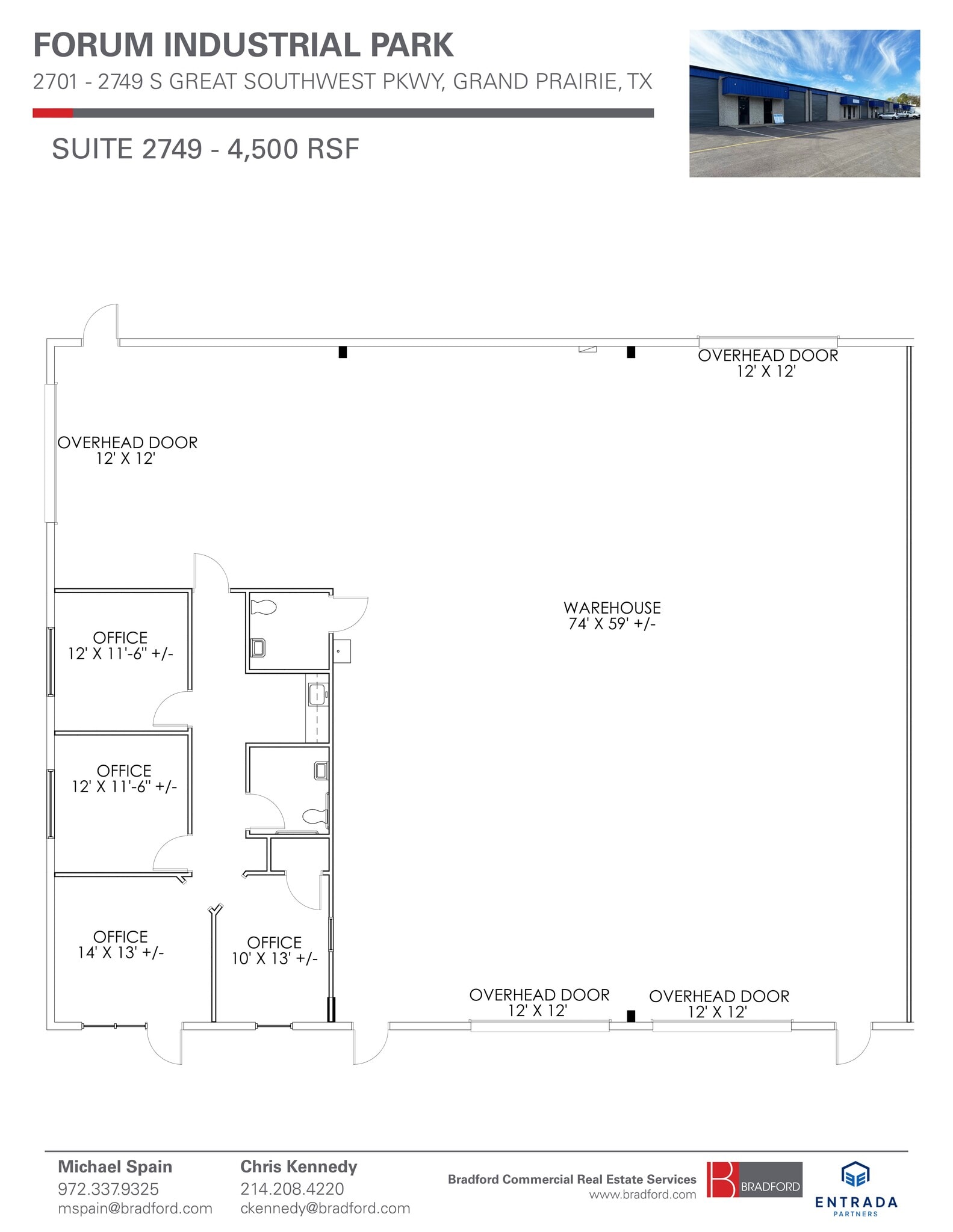 2701-2749 S Great Southwest Pky, Grand Prairie, TX à louer Plan de site– Image 1 sur 1