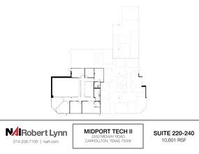 2550 Midway Rd, Carrollton, TX à louer Plan d’étage– Image 2 sur 2