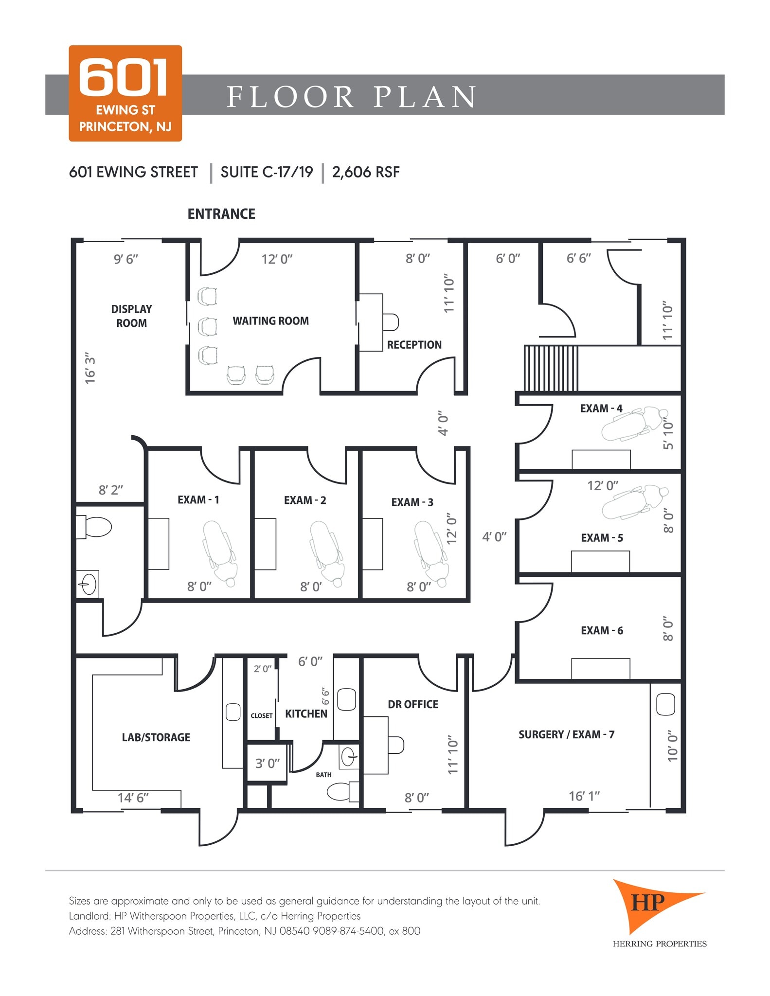 601 Ewing St, Princeton, NJ à louer Plan de site– Image 1 sur 9