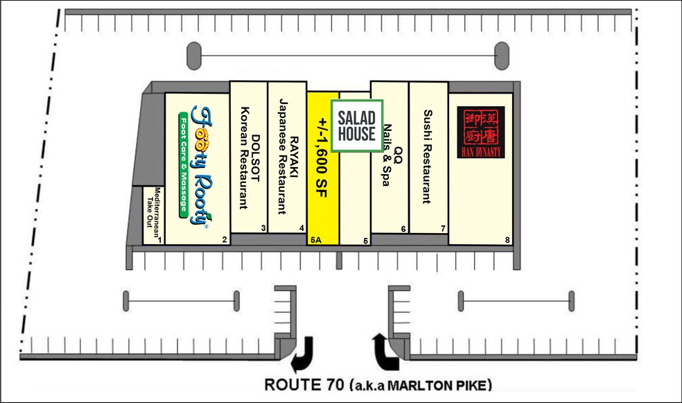 404 Marlton Pike E, Cherry Hill, NJ à louer - Photo de l’immeuble – Image 2 sur 7
