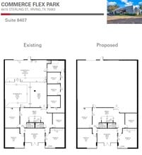 8422-8428 Sterling St, Irving, TX à louer Plan d’étage– Image 1 sur 1