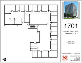 1701 S 1st Ave, Maywood, IL à louer Plan d’étage– Image 1 sur 1