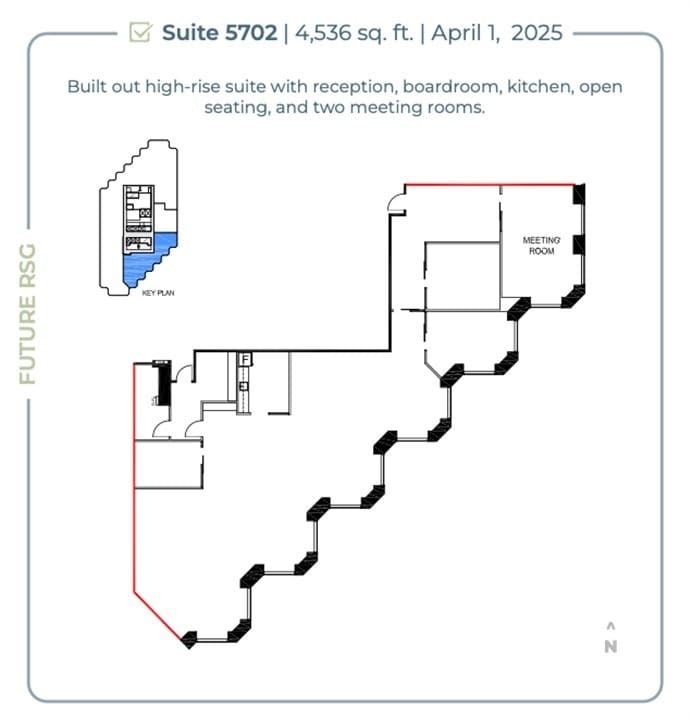 40 King St W, Toronto, ON à louer Plan d’étage– Image 1 sur 1