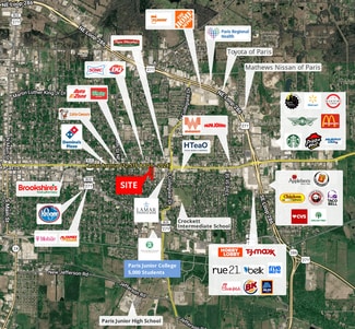 Plus de détails pour 2500 Lamar Ave, Paris, TX - Local commercial à louer